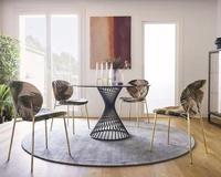 Table basse en maille pour la maison, nouvelle collection, transparente, personnalisée, en métal, ronde, intérieure, en carton, en fer, multifonctionnelle, moderne, Tianjin