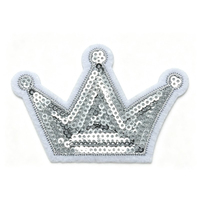 Étiquettes personnalisées de luxe brodées de paillettes pour vêtements, robes de mariée, chapeaux et accessoires de mode