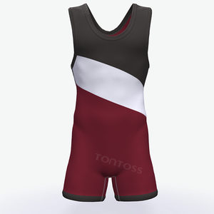 Maillot de lutte vierge pour hommes, grande taille, en Spandex/Polyester extensible, avec impression par transfert thermique, pour adultes, vente en gros, avec logo personnalisé, style cool, Russie - Product Image 6