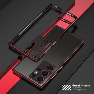 Custodia Protettiva di Lusso in Metallo per <span class=keywords><strong>Samsung</strong></span> <span class=keywords><strong>Galaxy</strong></span> S25 S24 S23 <span class=keywords><strong>S22</strong></span> <span class=keywords><strong>Ultra</strong></span> + Cornice in Alluminio + Pellicola Protettiva per Obiettivo in Metallo - Product Image 2