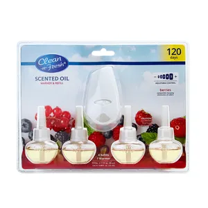 Home Fragrância Plug In Kit de Recarga de Ambientador de Óleo perfumado Recarga de Ar Ar Aromatizador com 4 Recargas