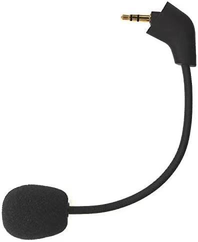 Game Mic Replacement for Kingston Hyper X Cloud Alpha S / Cloud II Gaming Headsets on PC PS4 Xbox One 3.5mm Detachable Boom