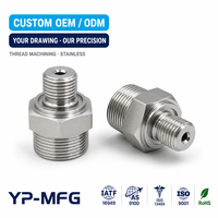 Pièces usinées CNC de haute précision en acier inoxydable et aluminium, usinage 5 axes, mini-œuvres métalliques sur mesure