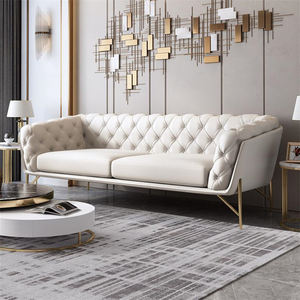 Canapé en daim Canapé moderne Canapé en cuir pour suite lounge et hall Canapé en tissu Ensemble canapé modulaire - Product Image 1