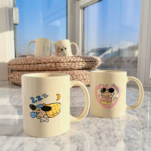 Tazza in Ceramica con Stampa Grafica di Orso Cartone Animato per Torta di Compleanno, Tazza da Caffè in Porcellana Kawaii, Fornitore B2B per l'Esportazione - Product Image 6