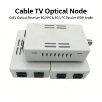 Receptor Óptico Pasivo CATV FTTH de 47-1000MHz, Nodo Óptico con WDM, Carcasa de Plástico
