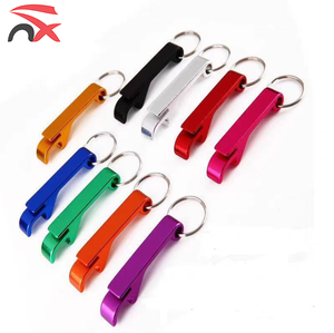 Llavero de Metal Colorido Personalizado de Primera Calidad, Fácil de Transportar, Abridor de Botellas de Cerveza, Herramienta <span class=keywords><strong>para</strong></span> Bares y Cocinas - Product Image 3