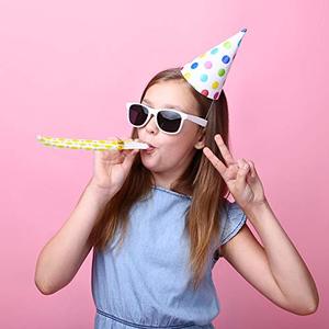 Đảng âm nhạc Blowouts noisemakers vui vẻ các loại màu sắc sinh nhật Nguồn cung cấp bên thổi outs còi ủng hộ cho trẻ em và người lớn - Product Image 5