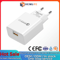 Penjualan terlaris adaptor pengisi daya cepat QC3.0 18W Output 12V/1,5 a pengisi daya USB perlindungan kelebihan pengisian