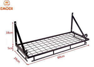 Vente en gros <span class=keywords><strong>EMOER</strong></span> Étagère murale d'organisation pour cuisine en métal support mural pour casseroles et poêles - Product Image 4