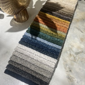 Tessuto per Divano in Velluto Testurizzato a Goccia di Lusso, Morbido Bouclé Teddy per <span class=keywords><strong>Poltrone</strong></span> di Lusso, Prezzo di Fabbrica - Product Image 2