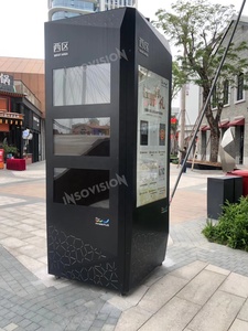 Insovision Outdoor Restaurant LCD Screen Signage Kiosk Solar Pole Panel <b>Display</b> Video 1920x1080 Resolution 3000-4000 Nits - Product Image 5