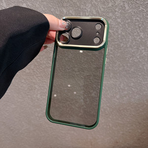 Custodia <span class=keywords><strong>Trasparente</strong></span> in Acrilico per <span class=keywords><strong>iPhone</strong></span> 17 Pro Max 16 15 14 Plus 13 12 Pro <span class=keywords><strong>11</strong></span> <span class=keywords><strong>con</strong></span> Cornice Metallica per Fotocamera - Product Image 6