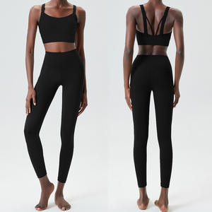 <span class=keywords><strong>Ropa</strong></span> personalizada para mujer, legging suave y transpirable para gimnasio, conjuntos de fitness, <span class=keywords><strong>ropa</strong></span> de entrenamiento, conjunto de yoga, venta al por mayor, LP445, más de 30 cm - Product Image 3