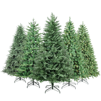 Nouvelle Collection 2026 : Sapin de Noël Artificiel LED Pré-éclairé de Haute Qualité, Écologique, Résistant aux Intempéries, pour Intérieur et Jardin