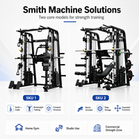 Machine Smith multi-stations pour la maison/usage commercial, banc de musculation, rack à squats, machine à fly, équipement de gym universel, matériau Q195, modèle J7022