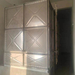 Réservoirs d'eau en acier inoxydable à bas prix SS 304 316 500 2000 5000 gallons Réservoirs d'eau sectionnels en acier Booster - Product Image 1