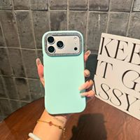 Coque de luxe scintillante effet diamant pour iPhone 18 17 Pro Max, protection antichoc avec airbag, finition mate effet peau, coque arrière brillante