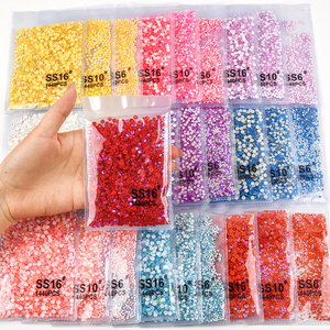 BOBOHOO, gran oferta, cuentas redondas de cristal, prendas, Flatback Sparkle Series, diamantes de imitación de fijación en caliente para accesorios de Jeans - Product Image 4
