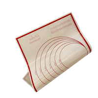 Tapis de pâtisserie en silicone platine 26x29cm, résistant à la chaleur, antiadhésif, écologique, recyclable, inodore