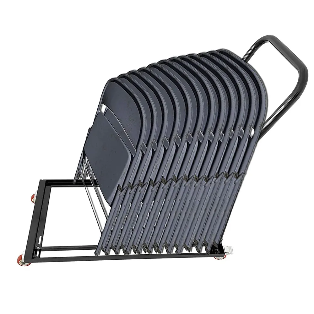 LD-CT2201 Carrinho de armazenamento de cadeira dobrável em aço ajustável em forma de L