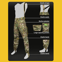 Ensemble uniforme tactique SIVI, style Gorka, camouflage, combinaison de combat 2 pièces, veste et pantalon pour la chasse en plein air