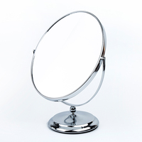 Instock rotatif en gros de luxe métal matériel affichage noir boucle d'oreille maquillage emballage bijoux miroir