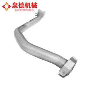 Tubo de escape de eje único para camiones mezcladores y bombas Isuzu, compatible con BMW 530i modelo 8-97634143-1 (cuatro orificios traseros, dos orificios) - Product Image 3