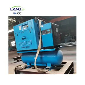 Langair 7.5kw 11kw 15kw 22kw 37kw All In One Slient Air Industrial Compressors Rotary Screw Air Compressor air-compressors