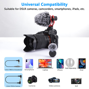 Boya BY-MM1W không dây cardioid Shotgun Microphone cho Iphone <span class=keywords><strong>Android</strong></span> điện thoại thông minh Canon <span class=keywords><strong>Nikon</strong></span> DSLR Máy ảnh ghi âm trên máy ảnh Mic - Product Image 4