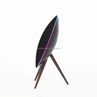 Système audio minimaliste sur pied pour salon domestique, haut-parleur de fête RVB à trois voies 220W V5.4 avec crossover audio