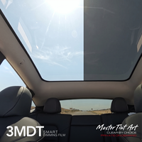 Kaca Film Mobil Elektrik 3MDT Switchable Self Healing Privacy Glass Perlindungan UV IR untuk Tesla Panoramic Roof PW85 OEM