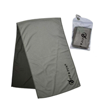 Serviette de sport rafraîchissante en microfibre de polyester, serviettes de sport rafraîchissantes avec logo personnalisé