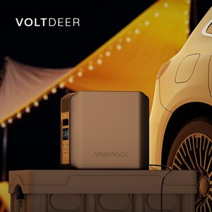 Station d'alimentation portable avec batterie IP20, lampe de poche intégrée, utilisation solaire d'urgence, plug-and-play - Product Image 4