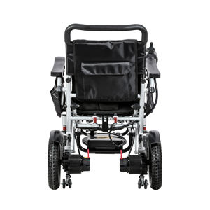 Silla de Ruedas Eléctrica de Aleación de Aluminio de Alta Resistencia - Capacidad de 140 kg, con Bolsa Lateral de Almacenamiento y Batería de Litio Apta para Avión - Product Image 6