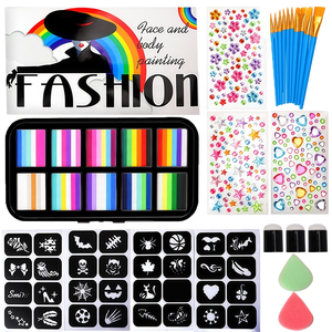 Kit per Pittura Minerale Viso e Corpo per Bambini, Certificato CE, 50g, Facile da Pulire, Non Tossico, Nuovo Design per Forniture - Product Image 2