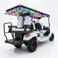 Chariot utilitaire électrique, buggy de plage et chariot de patrouille électrique, chariot de golf pour les excursions en bord de mer, la sécurité des parcs et le transport agricole