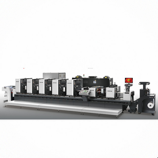 Label Paper Film High Speed Automatic Offset Printing Machine 4 Color