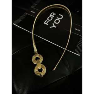 Cinturón para mujer Fiori con hebilla en espiral, diseño de moda chapado en aleación para uso en primavera - Product Image 3