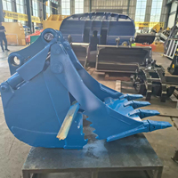 Godet d'excavatrice 4-en-1 de qualité industrielle MONDE, godet à pince pour travaux de démolition, tri et chargement des déchets