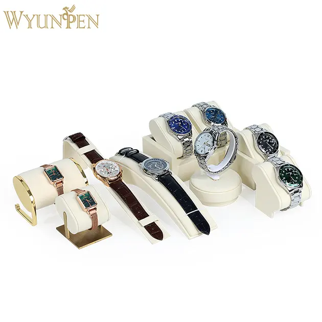 WYP Fashion Watch C-ring Stand Pillow Watch Tray Cabinet Watch Display Stand For Retail Store Customization