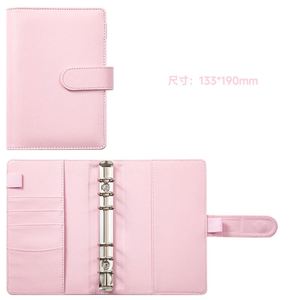 Wholesale Loose Leaf Pu Leather 6 Ring Planner 100 Envelope Savings Challenge A6 Budget <b>Binder</b> - Product Image 5