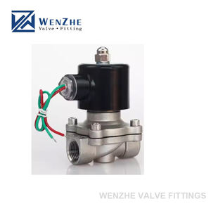 Katup Solenoid SUW-40 2S400-40 1-1/2'' 2 Arah NC SS 304 untuk Air, Udara, Oli 12V 24V DC 24V 110V 220V AC - Product Image 5
