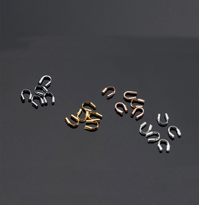 Fornituras de Joyería de Plata de Ley S925, Protectores de Alambre, Cierres en Forma de U, Conectores de Lazo para Fabricación de Joyería con Cadenas DIY - Product Image 3