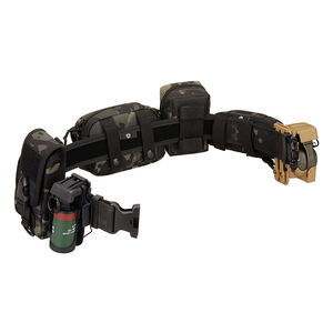 Bảo vệ cộng với vành đai chiến thuật người đàn ông đen độn Trọng lượng nhẹ Molle 11-miếng đặt Baton Túi nhiệm vụ tiện ích vành đai thắt lưng Pouch - Product Image 5