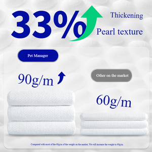 Guanti monouso in Silicone del marchio presidente per pulire facilmente salviettine a secco per pettini da bagno con fondo a piedi per gatti e cani inclusi - Product Image 3