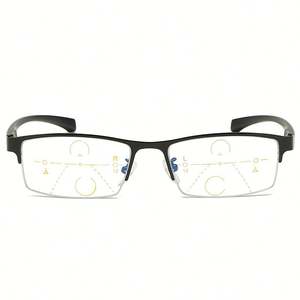 Gafas Progresivas Multifocales para Hombre con Logotipo Personalizado, Montura Media, Anti Luz Azul, Fotocromáticas, para Lectura, para Hombre y Mujer - Product Image 5