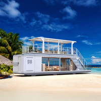 Maison préfabriquée en capsule spatiale personnalisable à double couche, résidence modulaire, utilisation optimale de l'espace, micro-maison minuscule, hôtel