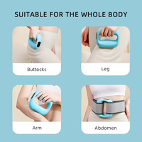 Masseur électrique pour les jambes et la taille avec ceinture, masseur de vibration multifonctionnel pour l'exercice, masseur de fitness, massage des tissus profonds