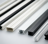 Rail de rideau coulissant en PVC sur mesure OEM, design moderne, durable, écologique, garantie 2 ans, cuisine, hôpital
